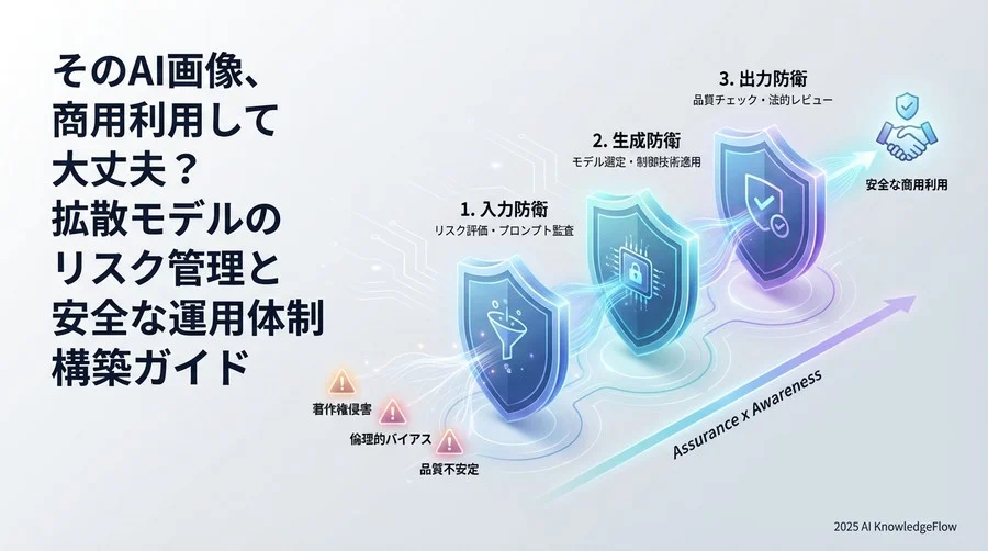 【リスク評価】そのAI素材、本当に出しても大丈夫？判断のための評価軸 - Section Image