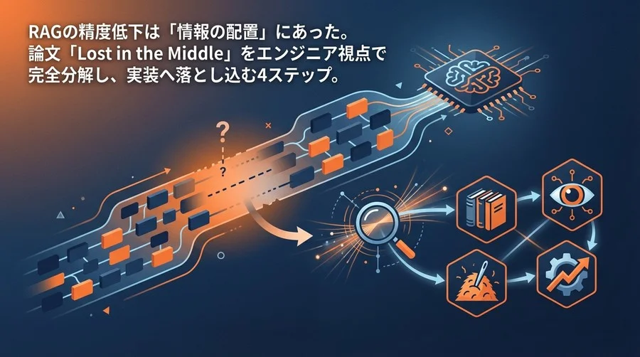 RAG精度低下の真犯人「Lost in the Middle」をハックする：Attention解析から実装まで