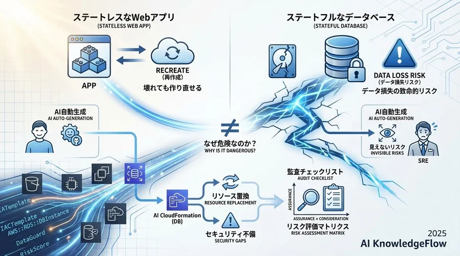 なぜDBインフラのAI自動生成は「Webアプリ生成」より危険なのか - Section Image
