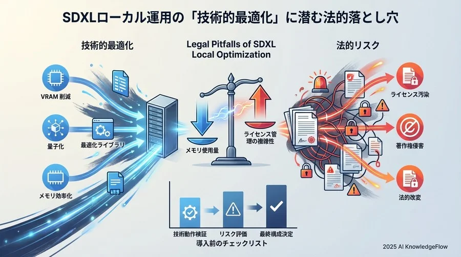 SDXLローカル運用の「技術的最適化」に潜む法的落とし穴 - Section Image