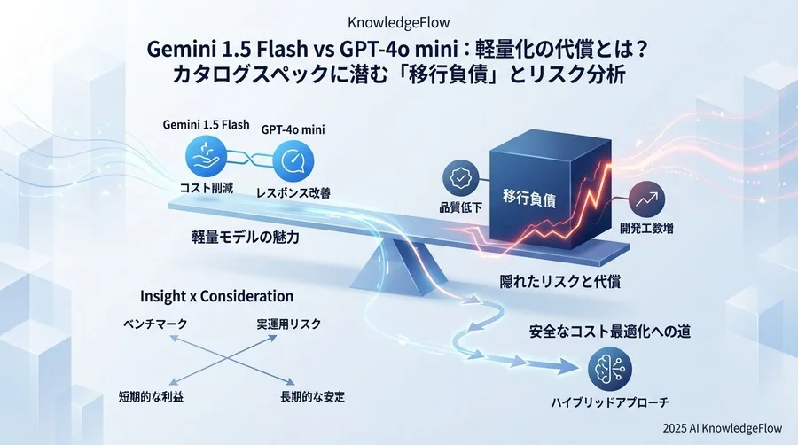 軽量モデル移行に潜む「スペック表外」のリスク - Section Image