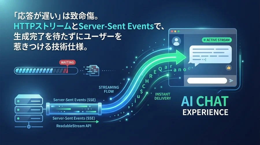 AIチャットの応答遅延を解消するストリーミング実装ガイド