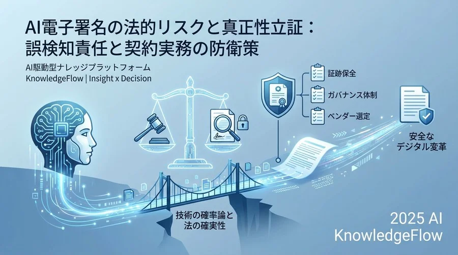 AI認証技術と電子署名法の法的緊張関係 - Section Image