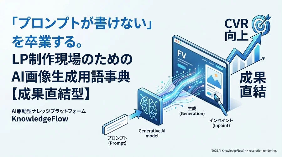 用語の実践活用：LPメインビジュアル制作指示書テンプレート - Section Image