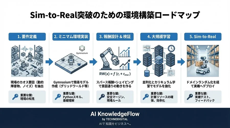 物流現場のカオスをコード化せよ：Gymnasiumで挑んだSim-to-Real突破の全記録 - Conclusion Image