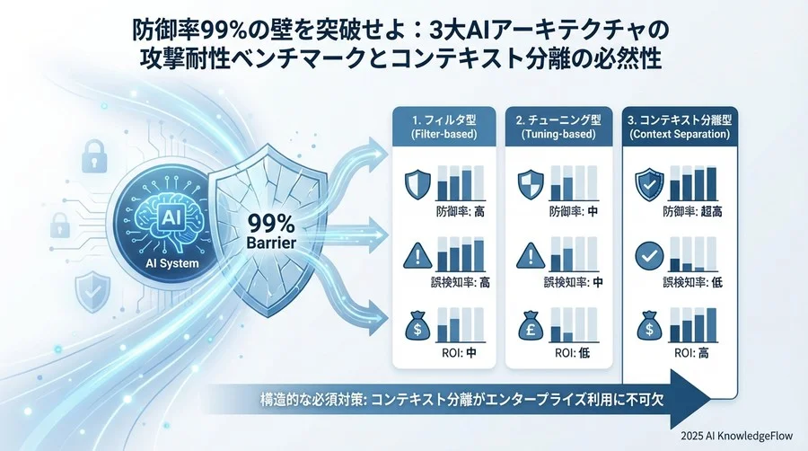 防御率99%の壁：AIセキュリティベンチマークの衝撃 - Section Image