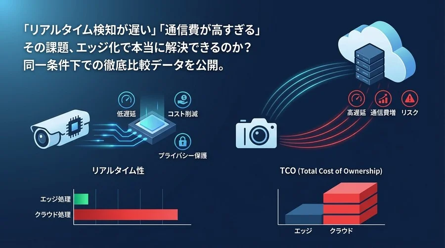 【比較検証】エッジAIカメラ vs クラウド処理：遅延・コスト・リスクの徹底ベンチマーク