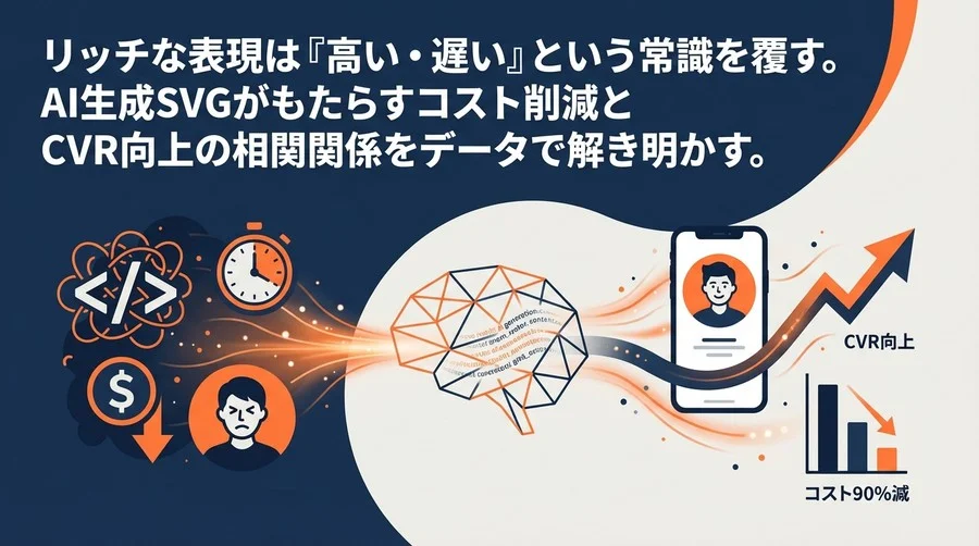 SVGアニメーション×AIの衝撃：Claude Artifactsが実現するコスト90%減とCVR向上の相関分析