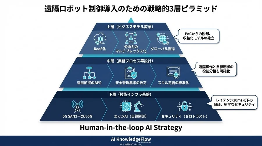 5G×AIが実現する「労働のクラウド化」：遠隔ロボット制御が描く人手不足解消の最終防衛線 - Conclusion Image