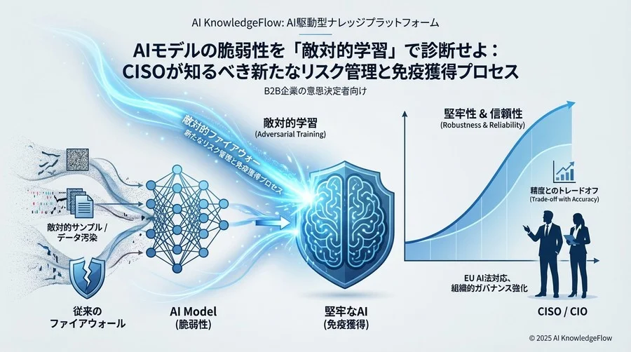 3. 敵対的学習は「攻撃」ではなく最強の「ワクチン」である - Section Image