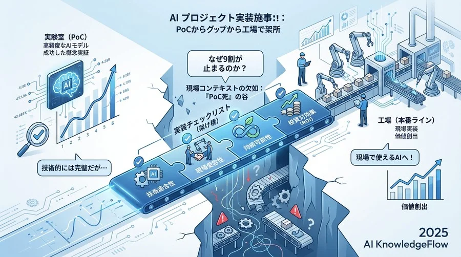1. 【技術適合性】「実験室のAI」を「現場のAI」に変えるデータとインフラの監査 - Section Image
