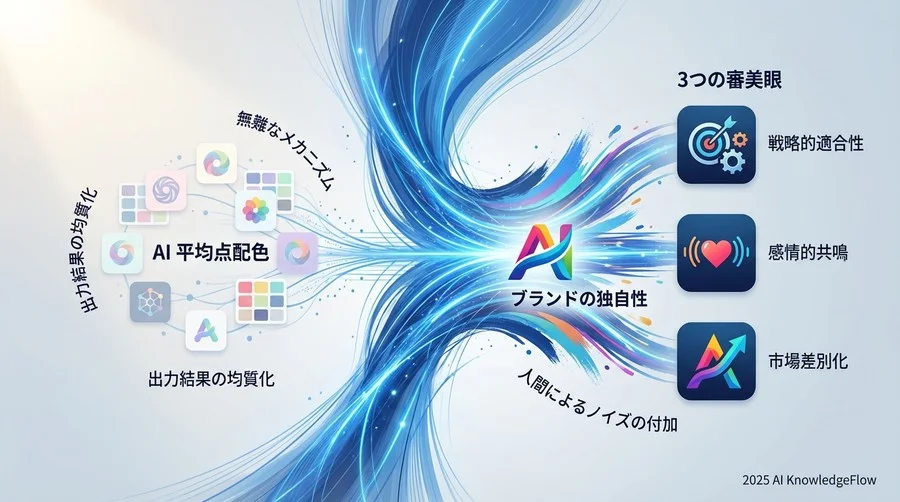 Q1 現状分析：なぜAIが提案する配色は「きれいで、つまらない」のか - Section Image