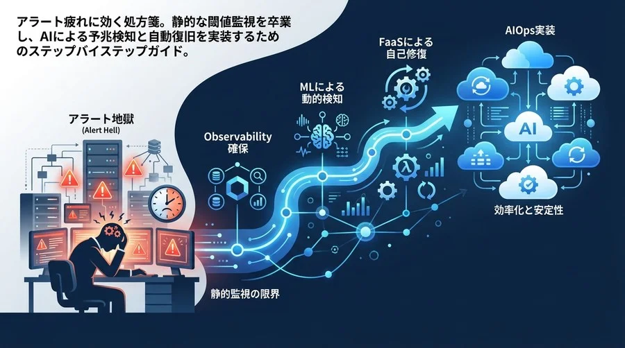 アラート地獄からの脱出：AIOpsで実装するマルチクラウド異常検知と自己修復の自作ロードマップ
