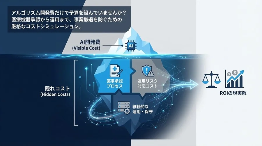 依存症治療アプリの予兆検知AI：開発費より重い「隠れコスト」とROIの現実解