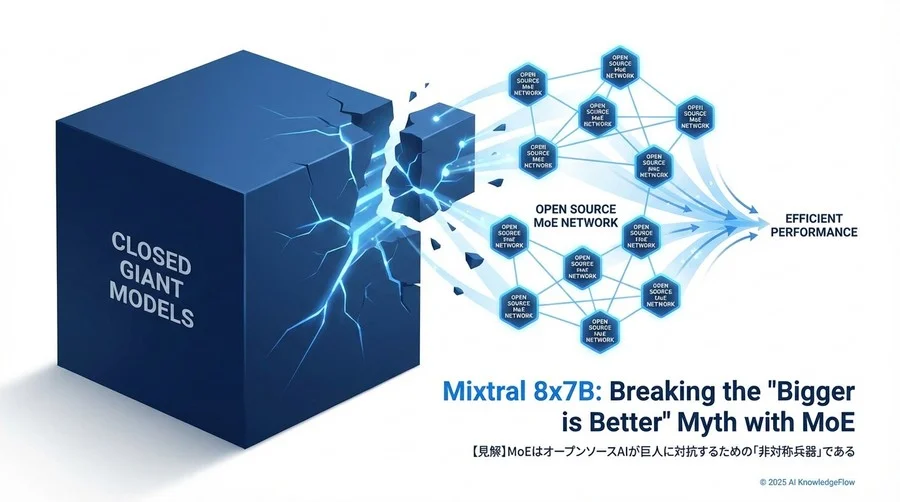 【見解】MoEはオープンソースAIが巨人に対抗するための「非対称兵器」である - Section Image 3