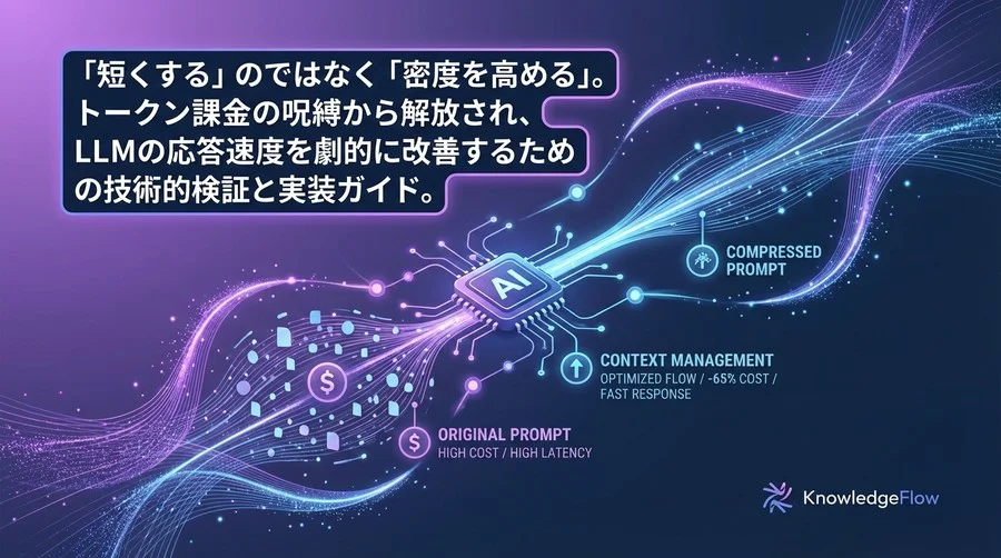 トークンコスト65%削減：AIプロンプト圧縮とコンテキスト管理の最適化戦略