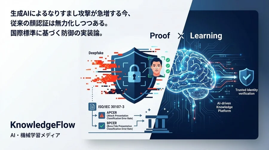 ゼロトラスト顔認証の真贋を見抜く：ISO規格で選ぶ「対ディープフェイク」実装論