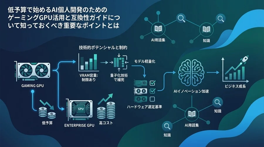 低予算でAIイノベーションを加速する：ゲーミングGPU活用の技術的互換性と実践戦略
