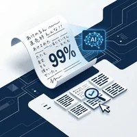 「識字率99%」の罠。手書き帳票データ化で見るべきは数字より「補正のしやすさ」だった
