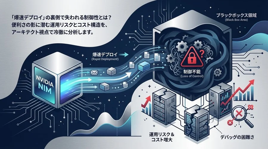 NVIDIA NIM導入の落とし穴：爆速デプロイの裏で失う制御性と運用リスクの正体
