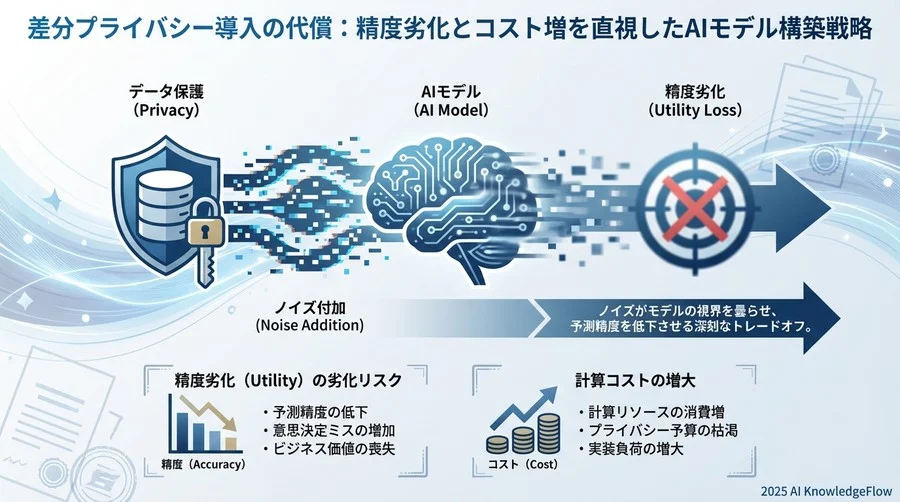 トレードオフ分析1：モデル精度（Utility）の劣化リスク - Section Image
