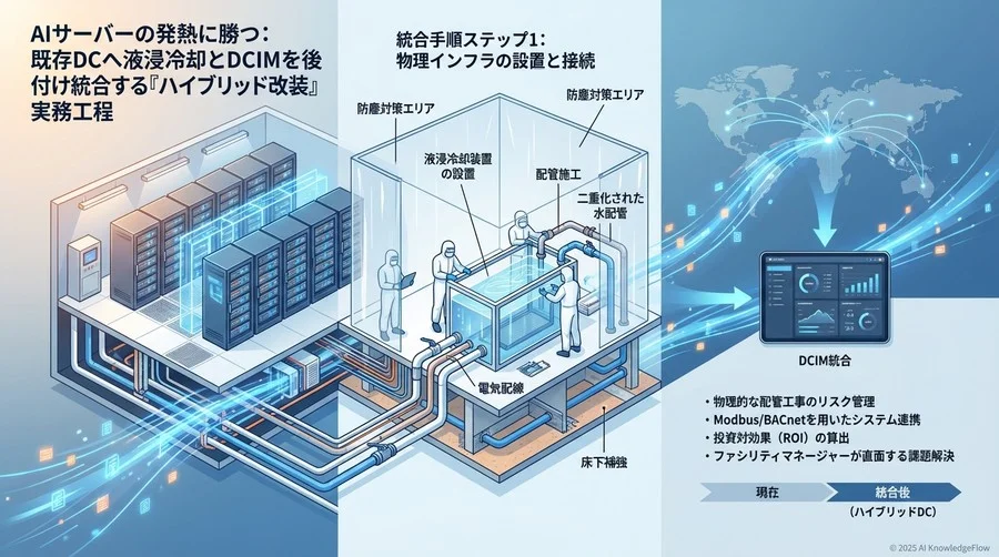 統合手順ステップ1：物理インフラの設置と接続 - Section Image
