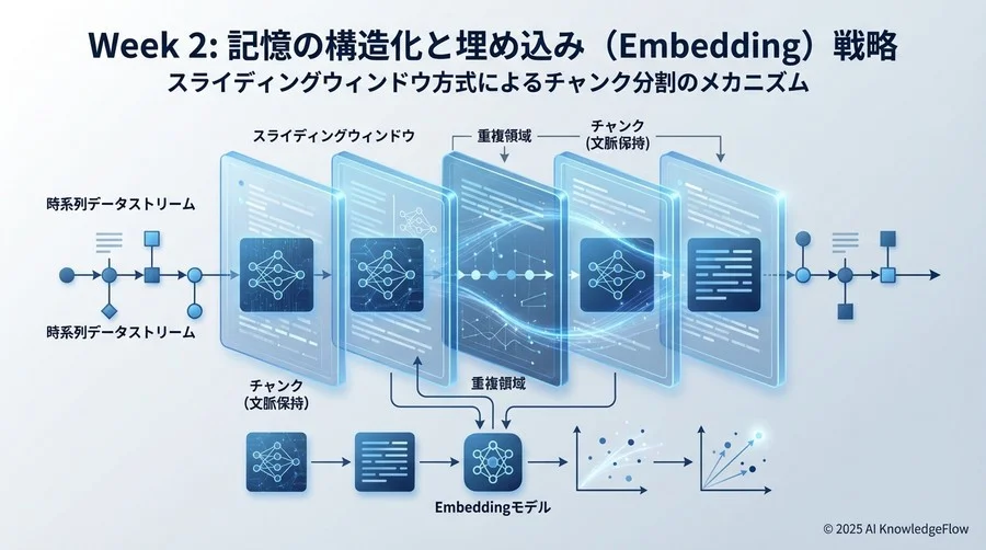 Week 2: 記憶の構造化と埋め込み（Embedding）戦略 - Section Image
