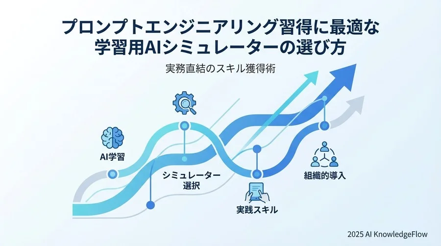 プロンプトエンジニアリング習得に最適な学習用AIシミュレーターの選び方とは - Section Image