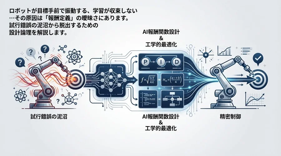 産業用ロボットの精密制御を実現するAI報酬関数設計：試行錯誤を脱する工学的最適化アプローチ