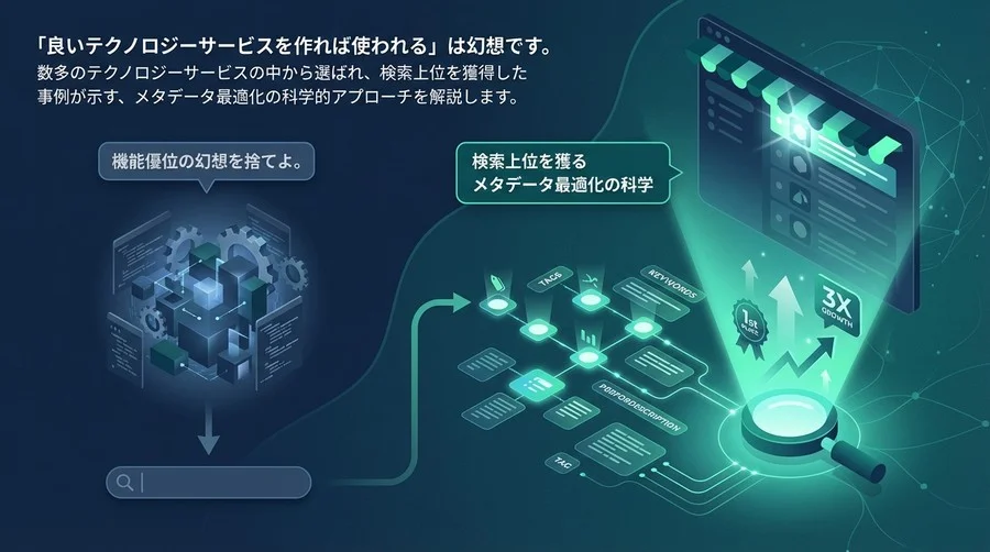 機能優位の幻想を捨てよ。GPT Store検索上位を獲るメタデータ最適化の科学