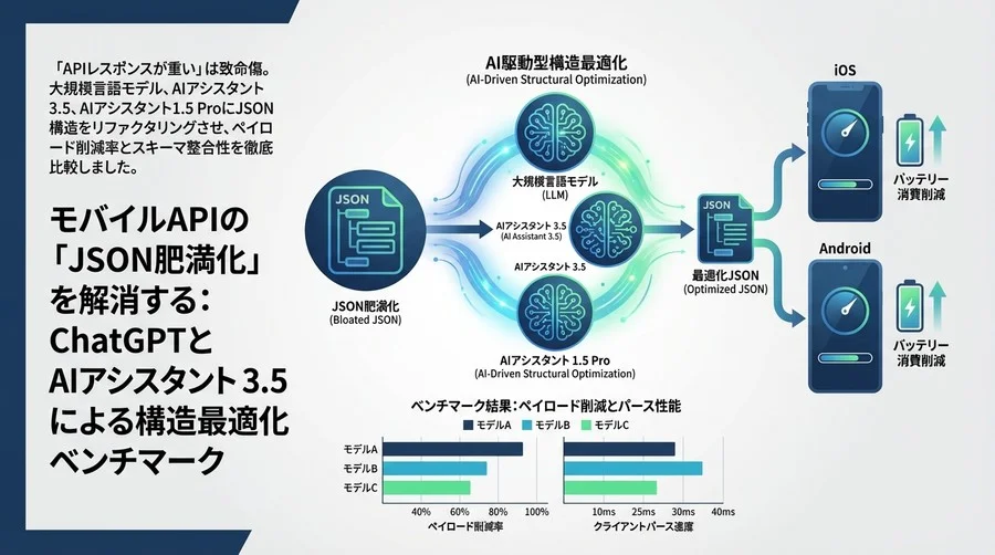モバイルAPIの「JSON肥満化」を解消する：ChatGPTとClaude 3.5による構造最適化ベンチマーク