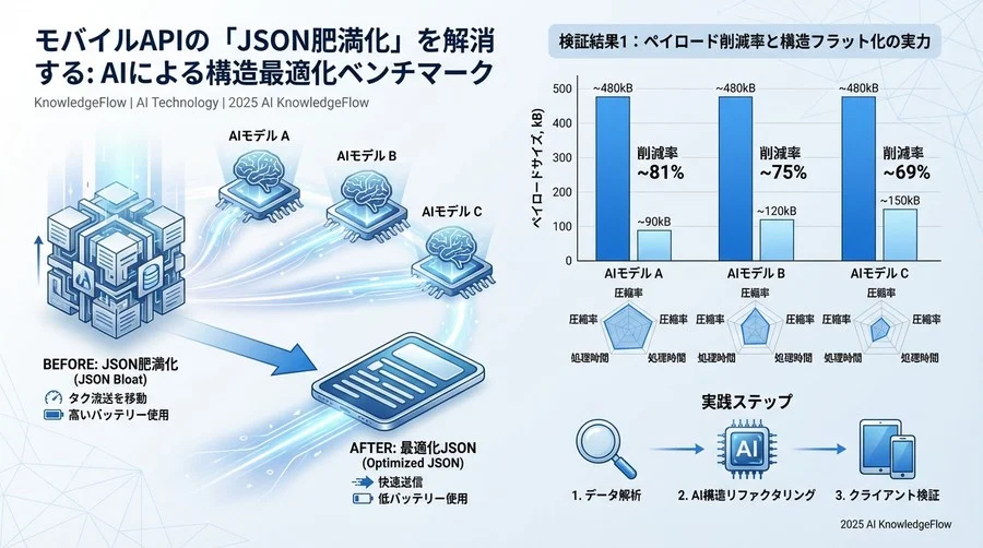 検証結果1：ペイロード削減率と構造フラット化の実力 - Section Image