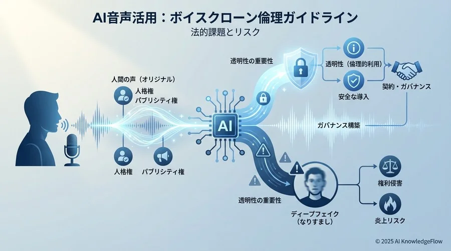 Q1-Q3：ボイスクローン利用における権利とリスクの基礎 - Section Image