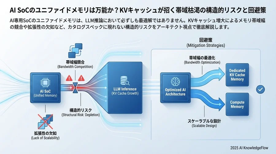 リスク特定：KVキャッシュ増大が招く3つのボトルネック - Section Image