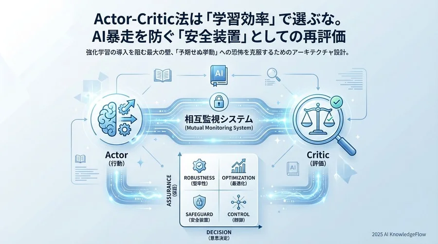 Actor-Critic法が「安全性」の観点で優れている理由 - Section Image