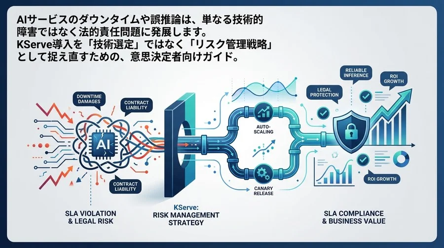 KServe導入は技術選定ではない：SLA違反と法的責任から企業を守るAI推論基盤のリスク管理戦略