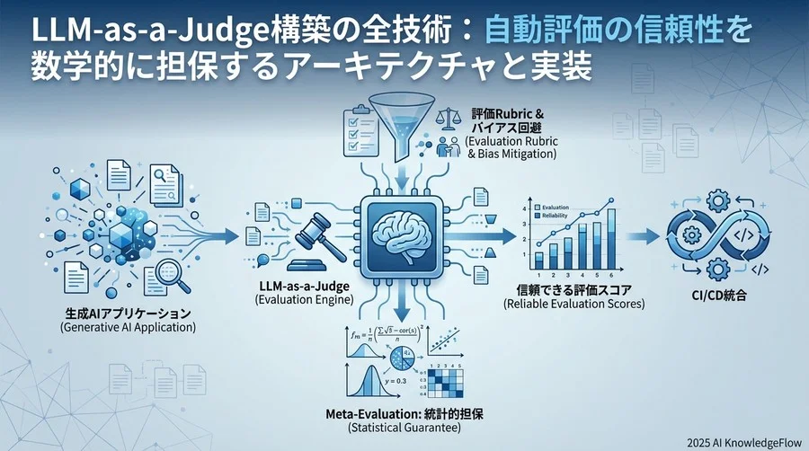 信頼性を担保する実装ステップ②：Meta-Evaluation（評価の評価）の実施 - Section Image