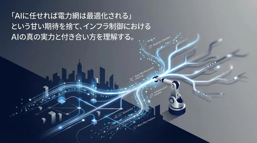 スマートグリッド×深層強化学習：インフラ制御AIの「理想と現実」