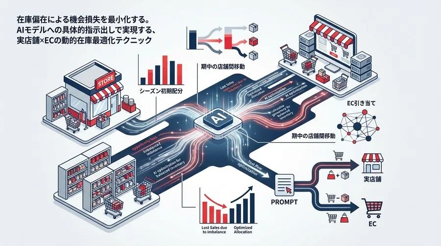 AI在庫配分で機会損失を防ぐ：実店舗×EC最適化のためのプロンプト設計術【テンプレート付】