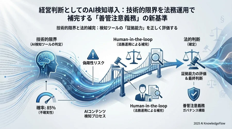 技術的限界と法的補完：検知ツールの「証拠能力」を正しく評価する - Section Image