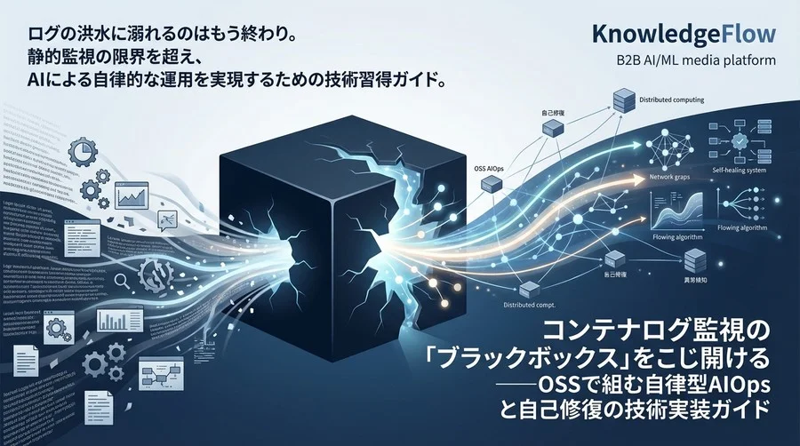 コンテナログ監視の「ブラックボックス」をこじ開ける──OSSで組む自律型AIOpsと自己修復の技術実装ガイド