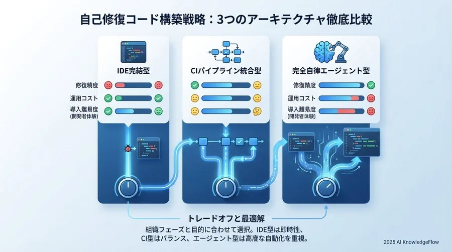 パターン別徹底比較：修復率・コスト・導入難易度 - Section Image