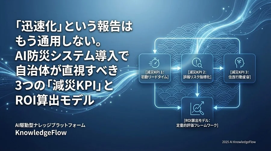 成功指標1：時間軸KPI「初動リードタイムの短縮率」 - Section Image