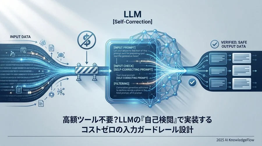 検討プロセス：なぜ外部ツールではなく「自己検閲（Self-Correction）」を選んだのか - Section Image