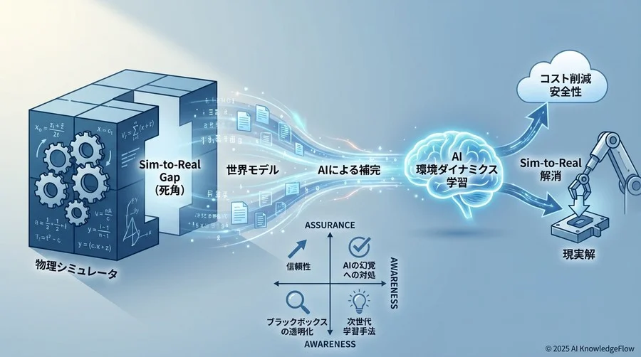 物理法則を「記述」せず「学習」する：世界モデルの基本概念 - Section Image