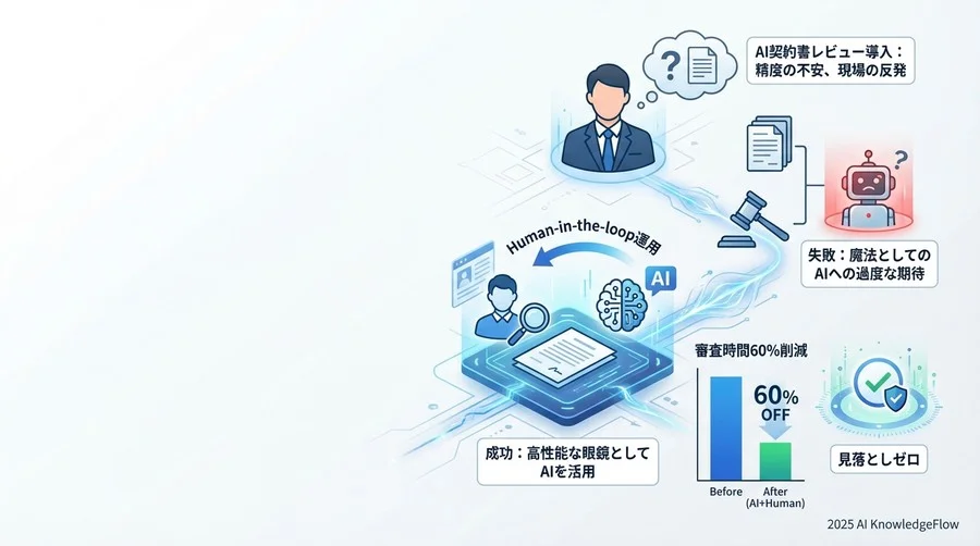 導入初期の混乱と「人間参加型（Human-in-the-loop）」プロセスの確立 - Section Image
