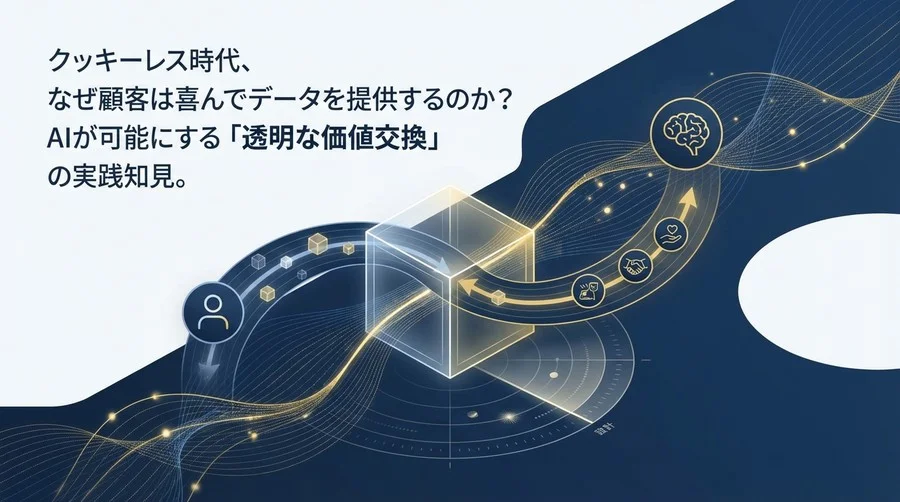クッキーレス時代のゼロパーティデータ戦略：AIが可能にする「透明な価値交換」と信頼構築