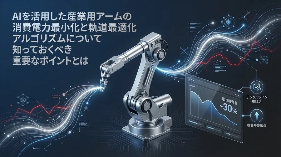 【工場長必見】設備投資ゼロで電気代30%減！AIによるロボットアーム軌道最適化の実践録