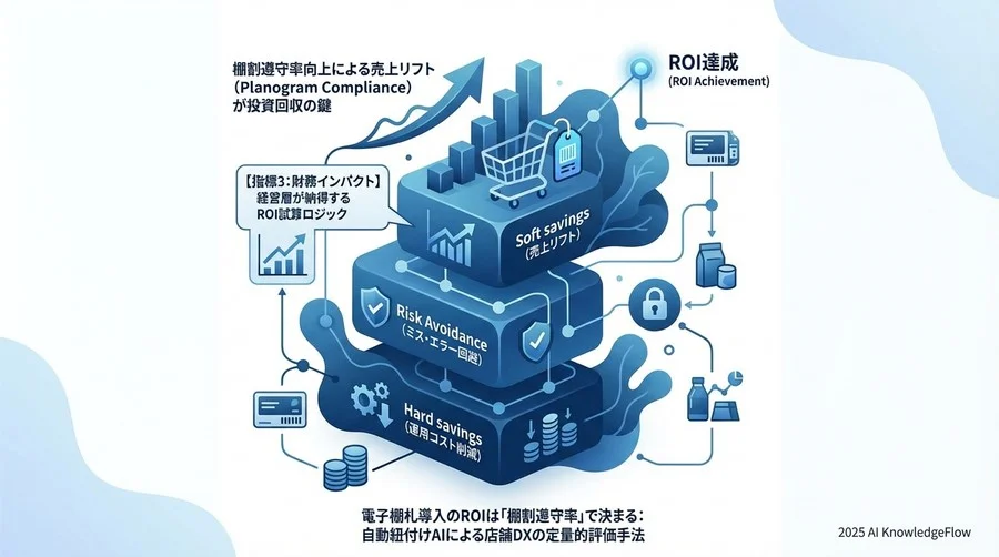 【指標3：財務インパクト】経営層が納得するROI試算ロジック - Section Image