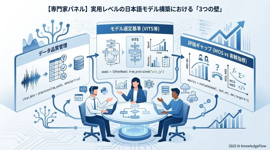 【専門家パネル】実用レベルの日本語モデル構築における「3つの壁」 - Section Image